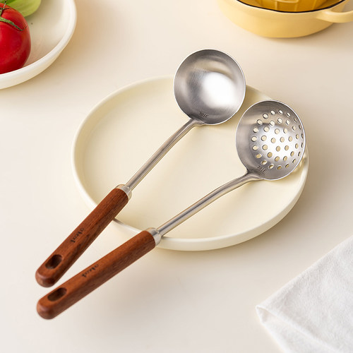 onlycook316不锈钢小汤勺漏勺