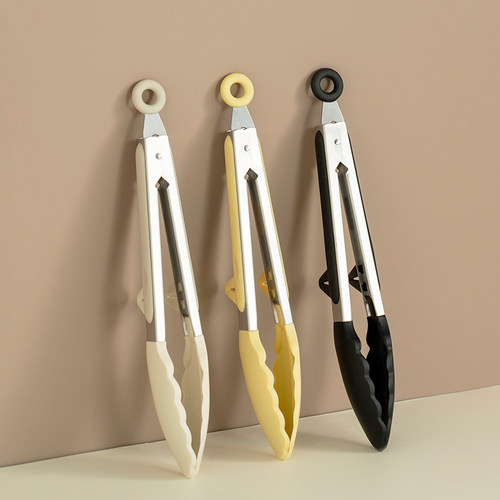 onlycook硅胶食品夹耐高温厨房