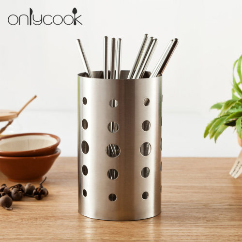 onlycook不锈钢沥水置物架筷子筒