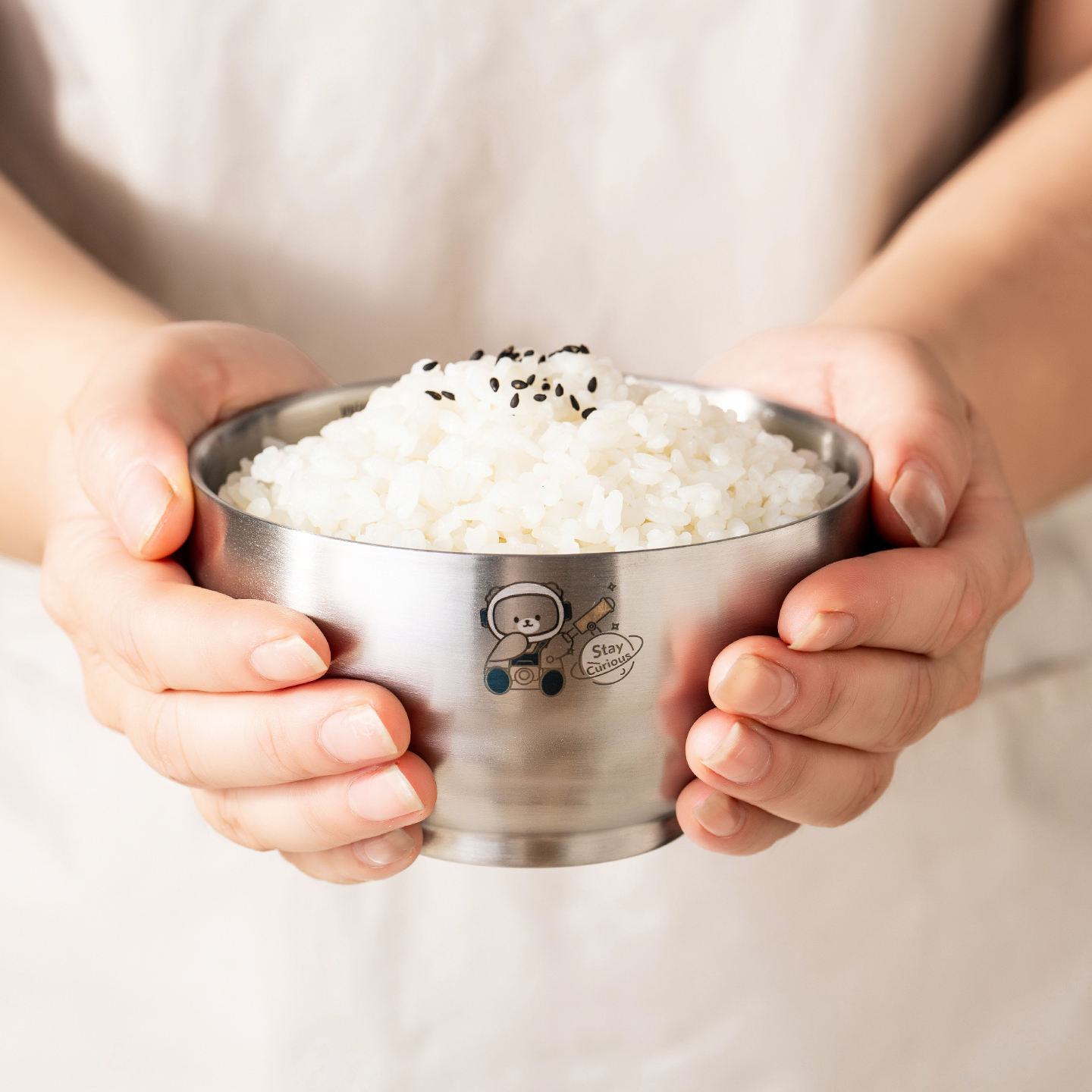 onlycook食品级抗菌304不锈钢碗