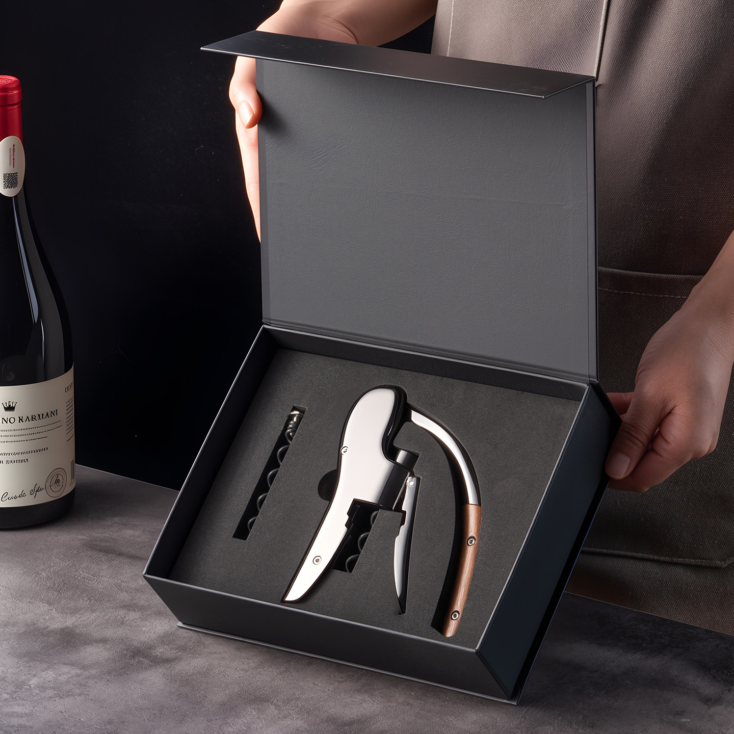 onlycook红酒开瓶器高档礼盒装送礼宴会礼品多功能葡萄酒开酒起子