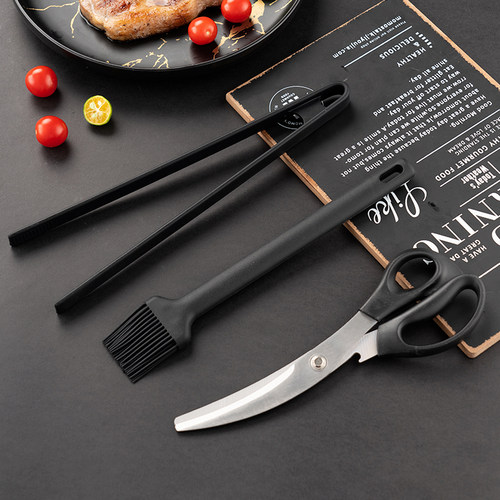 烧烤用品工具套装煎肉硅胶夹子