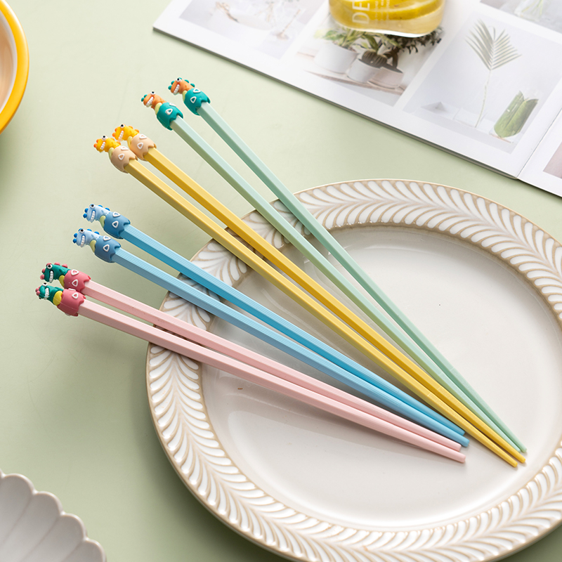 onlycook创意恐龙家庭套装筷子