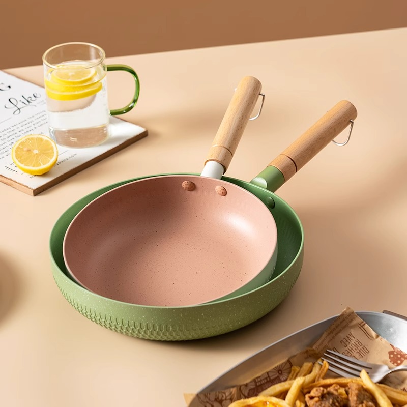 onlycook彩色颜值煎锅平底锅