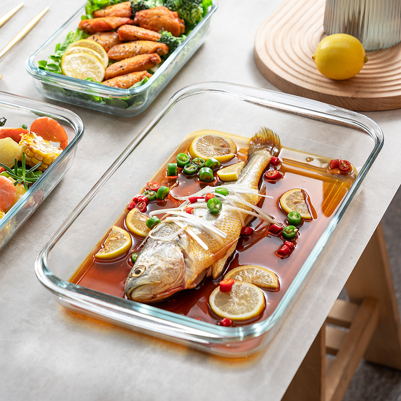 onlycook微波炉耐高温玻璃盘子