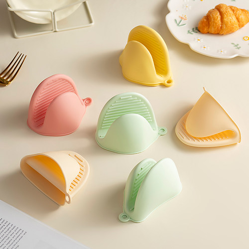 onlycook硅胶隔热防烫手夹手套