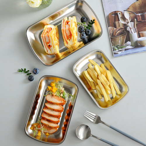 onlycook304不锈钢烧烤备菜盘备