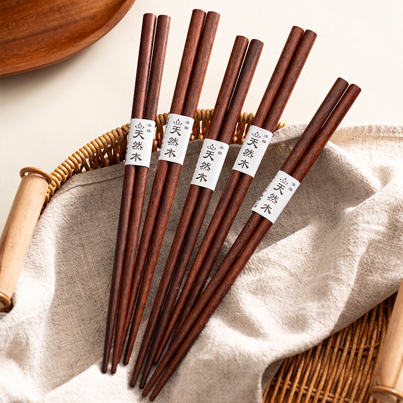onlycook胡桃木筷子日式实木