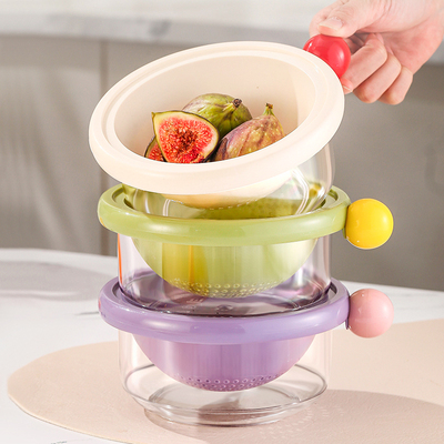 onlycook高颜值双层沥水篮洗菜盆