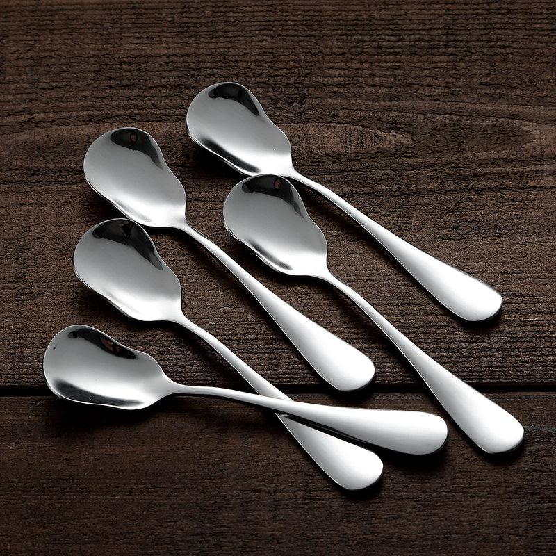5 thìa tráng miệng inox 5 thìa sáng tạo sữa chua thìa ăn kem thìa nhỏ thìa bánh ngọt thìa cà phê onlycook