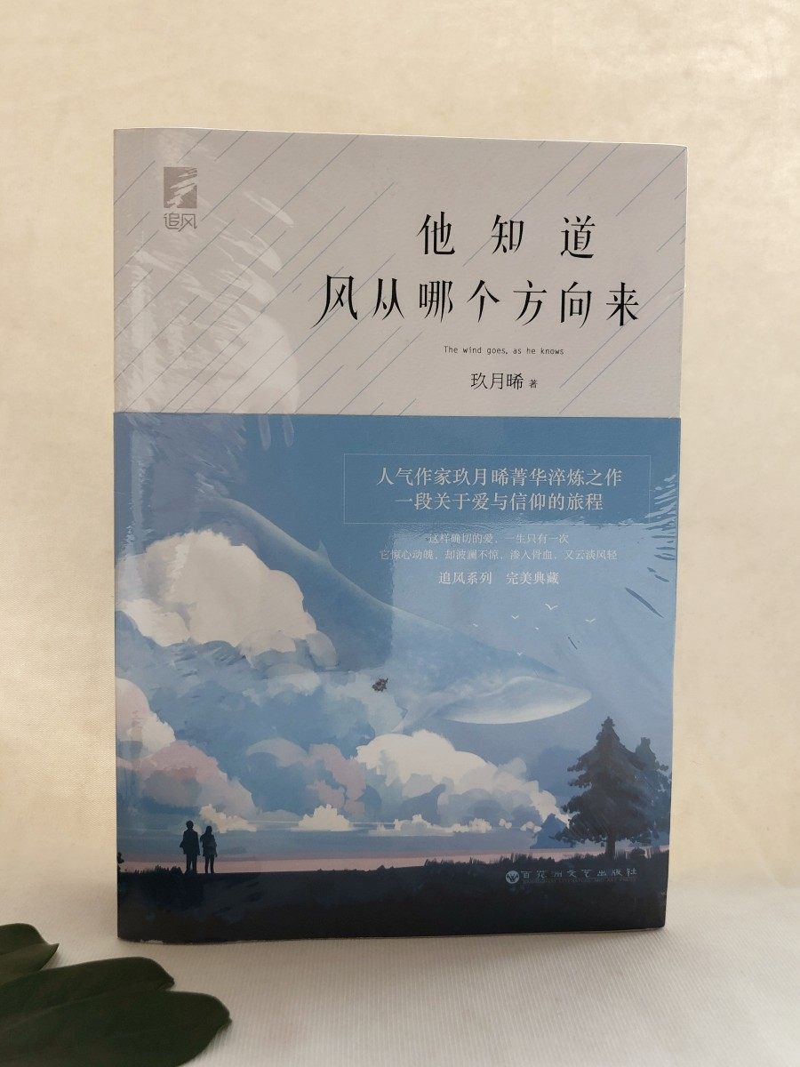 正版现货玖月晞小说】他知道风从哪个方向来上下册  爱情小说彭野程迦