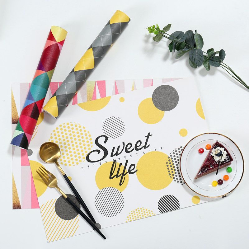 双层皮革桌垫防烫耐热餐垫防水防油隔热垫北欧西餐垫碗垫杯垫盘垫,居家布艺,餐垫,淘宝优惠券,粉丝福利购,淘宝优惠卷