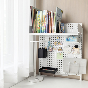 常顺达桌面洞洞板置物架夹式电竞配件免打孔电脑桌上收纳桌搭改造