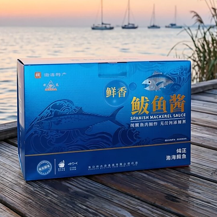 龙口水龙牌鲅鱼酱礼盒180克*6瓶装 山东烟台特产馈赠没有添加剂