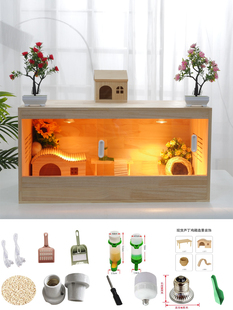 芦丁鸡饲养箱玻璃推拉门单层多层家用仓鼠宠物保温育雏饲养箱鸡u.