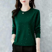 纯色t恤秋衣女上衣2026新款 春秋打底衫 打底小衫 女修身 女 内搭长袖