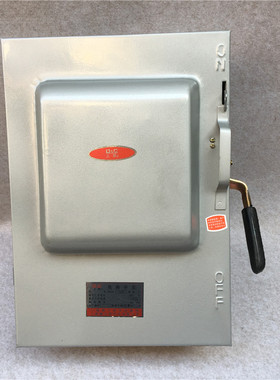 防雨式负荷铁盒封闭铁壳开关HH10-60/3 HH10-50/3 HH10-40/3长城