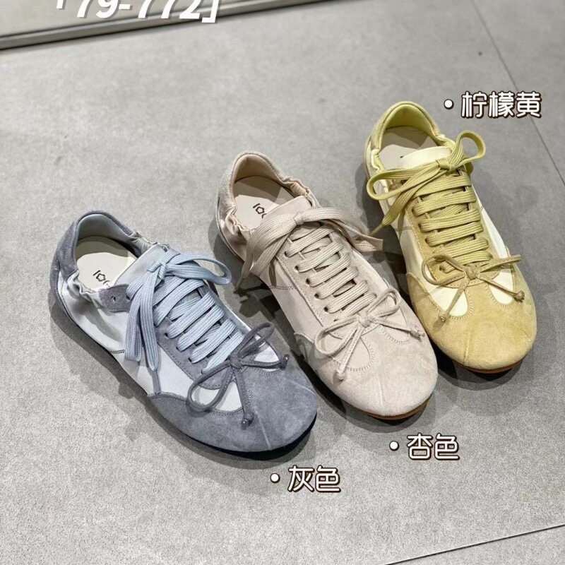 IG莱熙妮女2026新款真皮加布英伦风平底小众法式单鞋VIP舒适女鞋