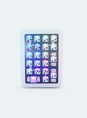 SK21 冬瓜白 烟熏黑套件 SK21金属版 蓝牙双模热插拔RGB 音乐律动