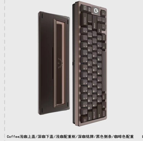 gray studio Think6.5 V3FR4定位板热插拔客制化键盘成品发货
