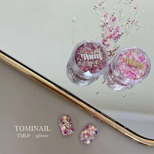 美甲亮片 2024年ins爆款指甲闪粉闪片合集玫瑰星云 美女 Tominail
