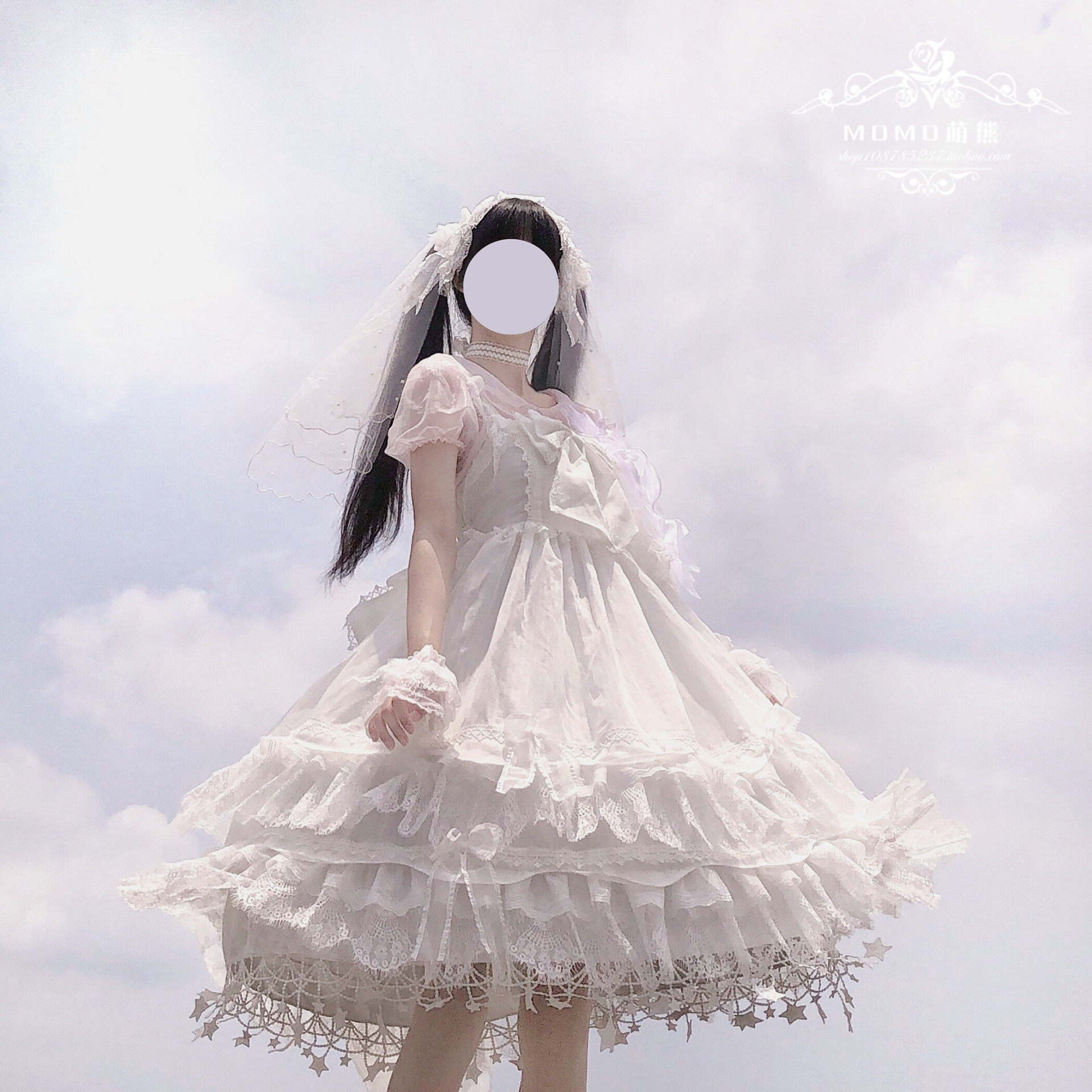 【清仓现货】夏日日常19年彩虹糖轻花嫁正常版JSK—Lolita连衣裙