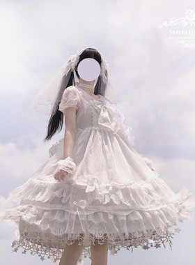 【清仓现货】夏日日常19年彩虹糖轻花嫁正常版JSK—Lolita连衣裙