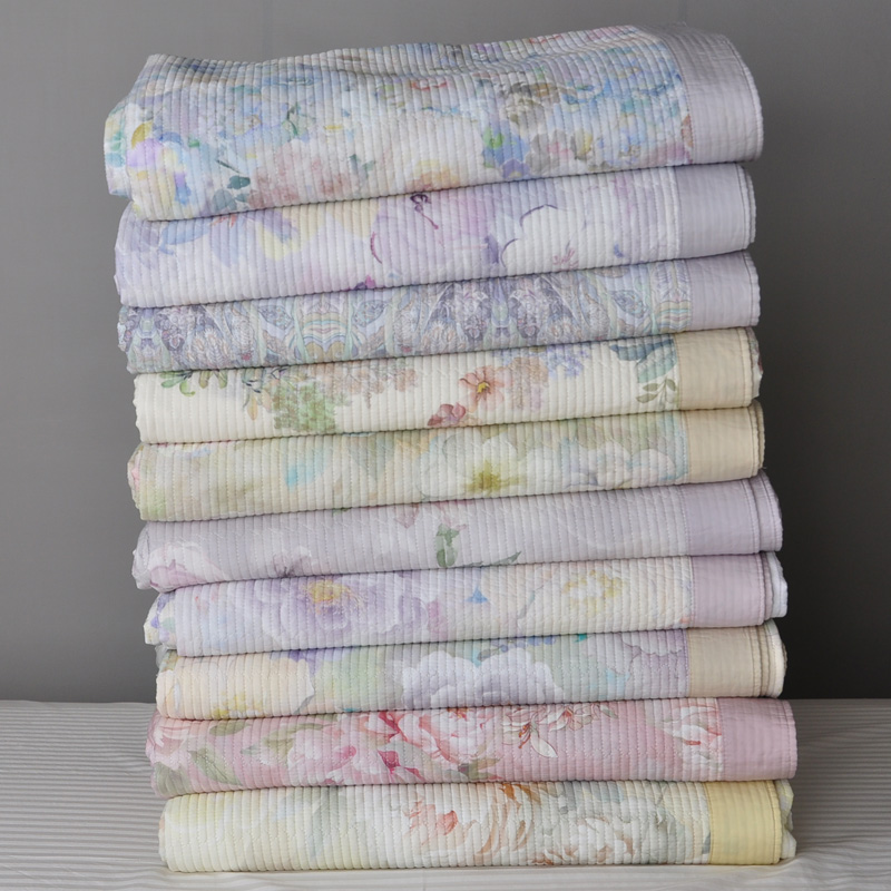 植物纖維素絎縫水洗床蓋空調被