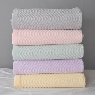 韩国新款短毛绒床盖一面绒一面纯棉毯子绗缝水洗冬季绒毯正反两用