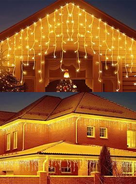 4-30M Christmas Icicle Light Outdoor Fairy Garland Light Con