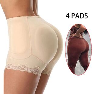 Women Padded Pantys Sexy Fake Ass Butt Lifter Knickers Low W
