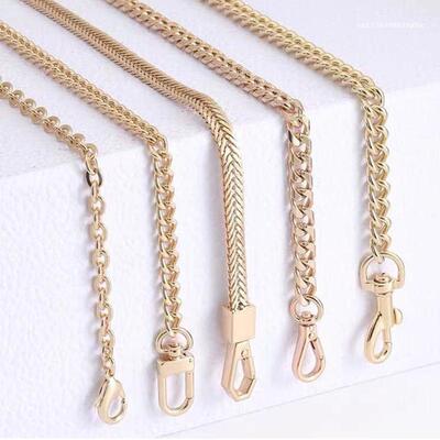 60cm/120cm Handbag Metal Chains Shoulder Bag Strap DIY Purse