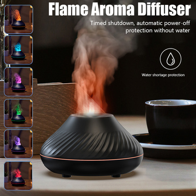Flame Aroma Diffuser Air Humidifier Home Ultrasonic Mist Mak