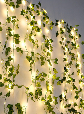 Christmas Outdoor Lights 2m/5m/10m Artificial Leaf Flower Le