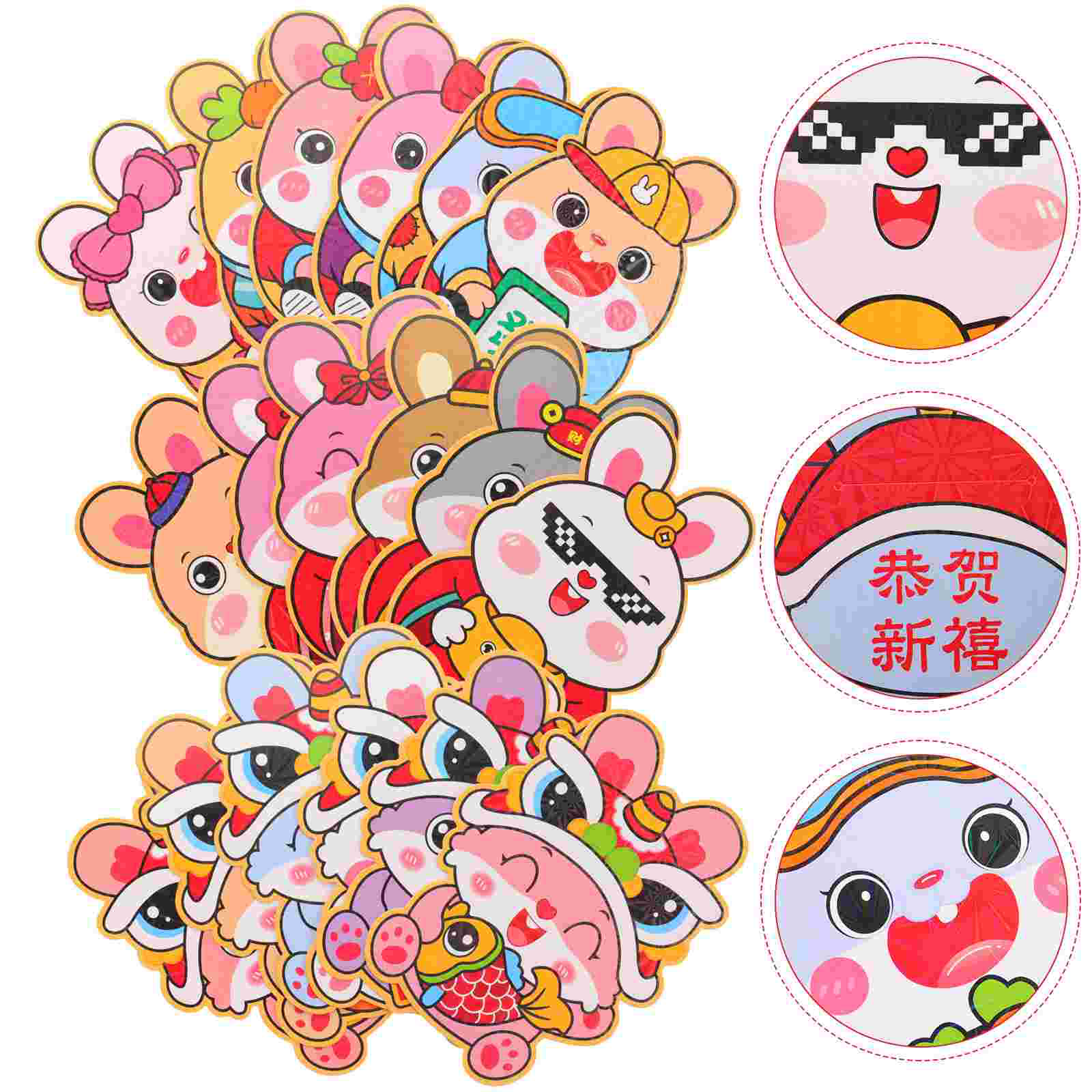 Red Envelopes Year Packet Rabbit Money Chinese New Envelope