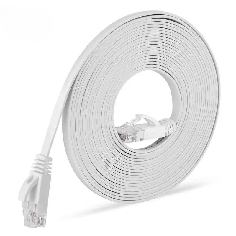 15m 20m 25m 30m 50m Cable CAT6 Flat Ethernet Cable RJ45 Patc