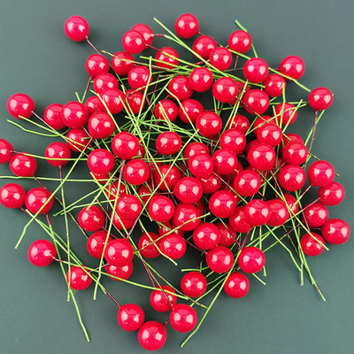 (100 Pcs/pack) Mini Berries Simulation Fruit Artificial Pear