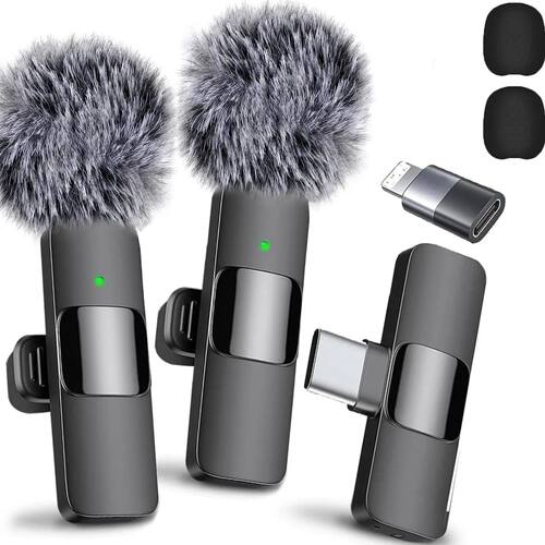 Portable Wireless Lavalier Microphone for Live Broadcast Ga