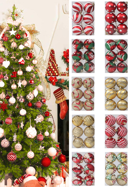 2022 Christmas Decoration Home 6pcs/lot Christmas Balls Xmas