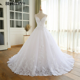 With Lace Princesa Wedding Novia Dress Gorgeous Vestido