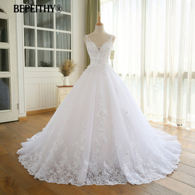 Gorgeous Wedding Dress With Lace Vestido De Novia Princesa V
