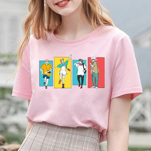 Jujutsu Kaisen Friends T Shirt Women Cotton Satoru Gojo Ryom