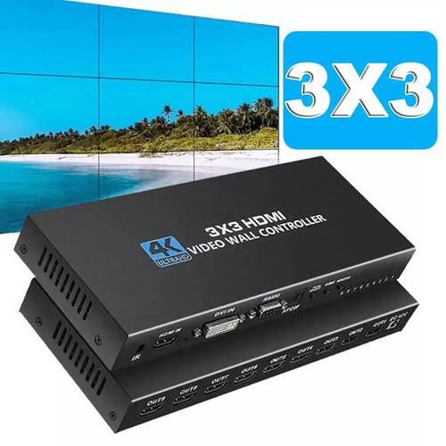 4K HDMI Video Wall Controller 3X3/2X3/2X2 Video Wall Process