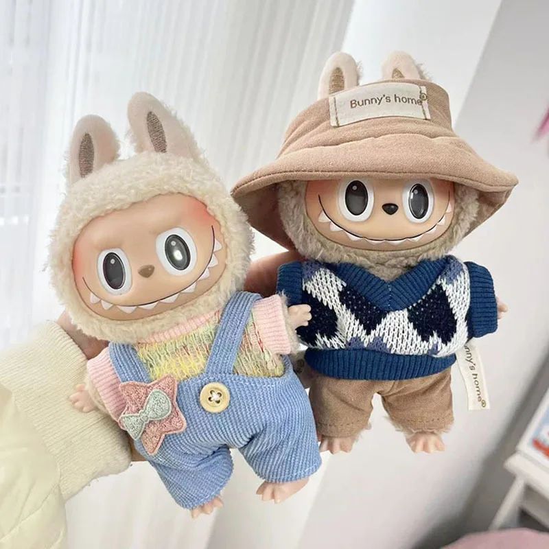 17cm Cute  Plush Doll'S Clothes Outfit Accessories For Korea 模玩/动漫/周边/娃圈三坑/桌游 棉花娃娃/毛绒玩具娃衣 原图主图