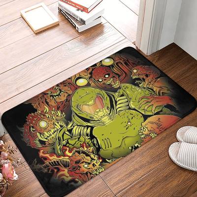 Doom Eternal Slayer Hell Doomguy Seraphim Game Non-slip Door