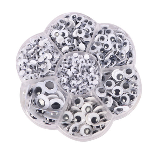 Self Adhesive Wiggle Eyes PP Craft Wiggle Eyes With Self Adh