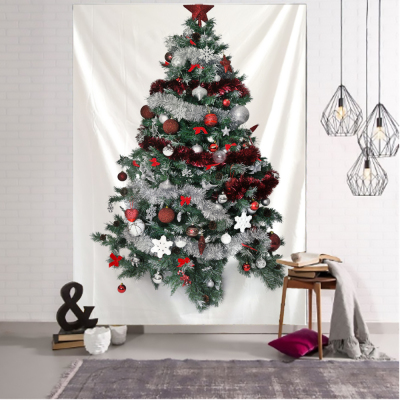 New Year's Christmas tree tapestry decorations wall hanging