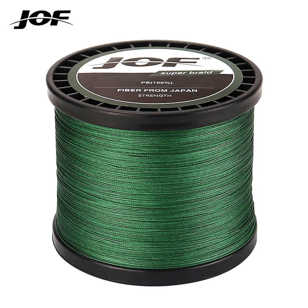 JOF 4 Strands Braided Fishing Line Multifilament 300M 500M 1