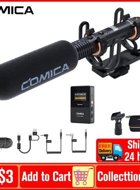 Comica VM30 CVM-VM30 2.4G Wireless Microphone Shotgun Microp