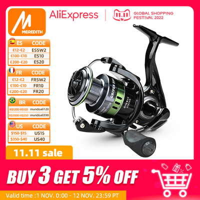 MEREDITH GRIPEN Series Stainless Steel Bearing  Spinning Fis